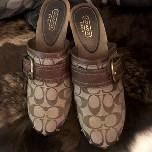 Coach Sable clog heels